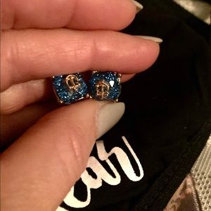 🎉Nautical Blue Earrings.Post-back.Like new!